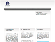 Tablet Screenshot of crest-global.com
